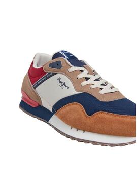 Scarpe Pepe Jeans London grade marrone per uomo