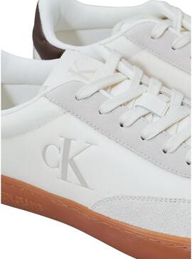 Sneakers Calvin Klein Jeans Classic bianche per uomo