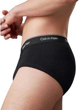 Pack Mutande Calvin Klein Jeans Slip Nero per uomo