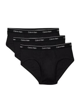 Pack Mutande Calvin Klein Jeans Slip Nero per uomo