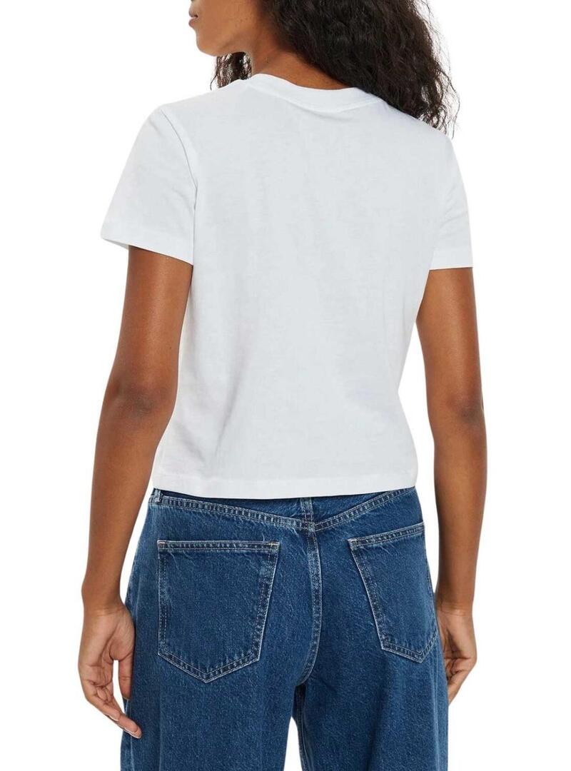 Maglietta Calvin Klein Jeans Baby tee bianca per donna