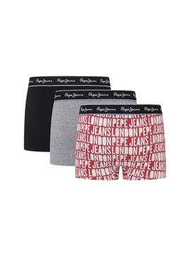 Pack Boxer Pepe Jeans AO Logo per uomo