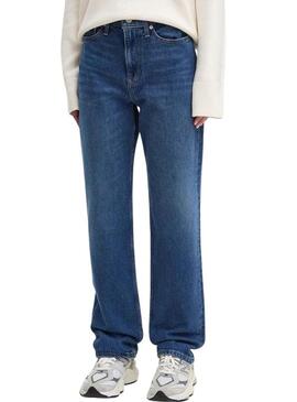 Jeans Tommy Jeans Izzie Alta Dritto per donna