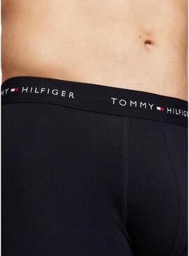 Pack da 3 Mutande Trunk Tommy Hilfiger Nero per uomo