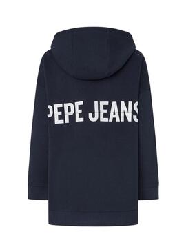 Felpa Pepe Jeans Fergie blu scuro per donna