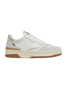 Sneakers Pepe Jeans Chester Bianco per donna