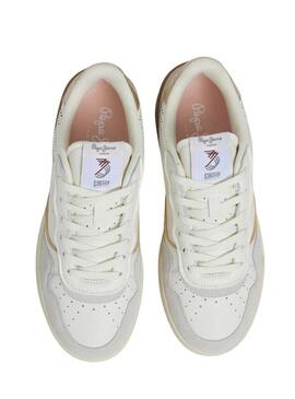 Sneakers Pepe Jeans Chester Bianco per donna