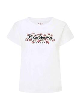 Maglietta Pepe Jeans Ginny bianca da donna