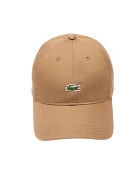 Cappello Lacoste Basic tostato per donna e uomo