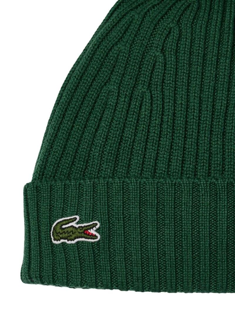 Cappello Lacoste Bonnet verde per uomo