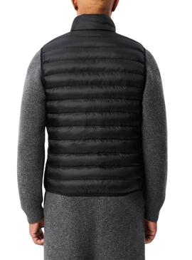 Gilet Lacoste nero basico per uomo