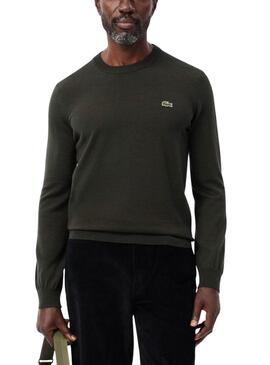 Maglia Lacoste verde basic per uomo