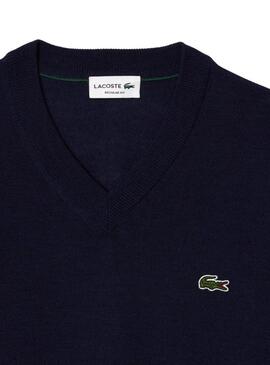 Maglia Lacoste Pico blu scuro per uomo.