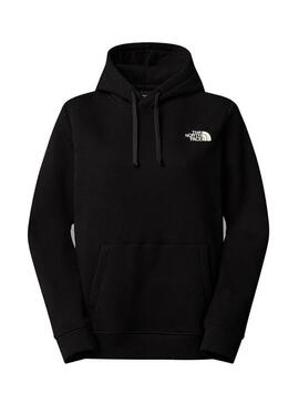 Felpa The North Face Mont Blanc nera per donna