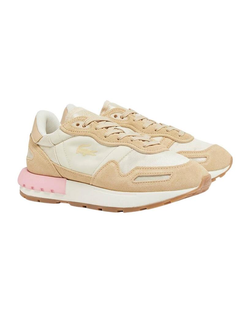 Sneakers Lacoste Partner Beige per donna