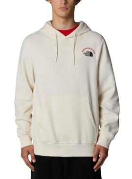 Felpa con Cappuccio The North Face Expedition Beige per uomo