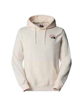 Felpa con Cappuccio The North Face Expedition Beige per uomo