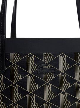 Borsa Shopper Lacoste Zely Nera per donna