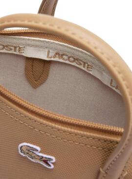 Borsa Tote Mini Lacoste Beige per donna