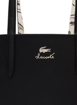 Borsa reversibile Lacoste Anna Nera e Bianca per donna