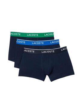 Pack di Boxer Lacoste Blu Marino per uomo