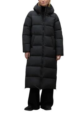 Cappotto Ecoalf Binaiaalf Nero per donna