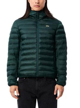 Giacca Padded Lacoste Basic Verde per uomo