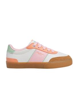 Sneakers Pepe Jeans Kenton Muse Marroni per bambina