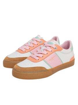 Sneakers Pepe Jeans Kenton Muse Marroni per bambina