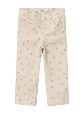 Jeans Name It Rose Estate Cuore per bambina