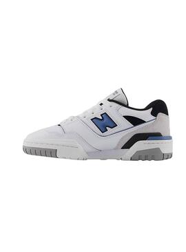 Sneakers New Balance BB550 Bianche e Blu