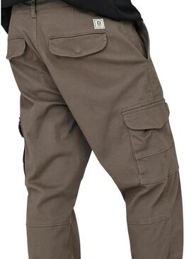 Pantaloni Only and Sons Carter Cargo Marrone per uomo