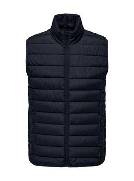 Gilet Only and Sons Brody Blu navy per uomo