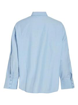 Camicia Vila Vifine Blu Oversized per donna