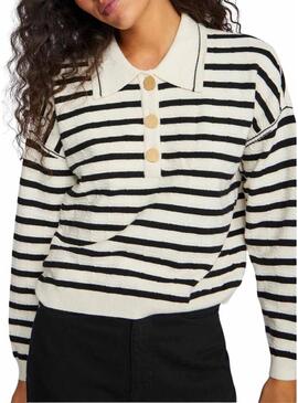 Maglione Vila Vimalfine Polo a Righe per donna