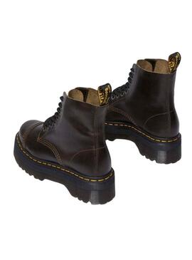 Stivali Dr Martens Sinclair Marrone per donna