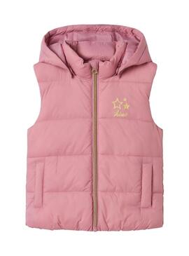 Gilet Name It Monay Imbottito Rosa per bambina