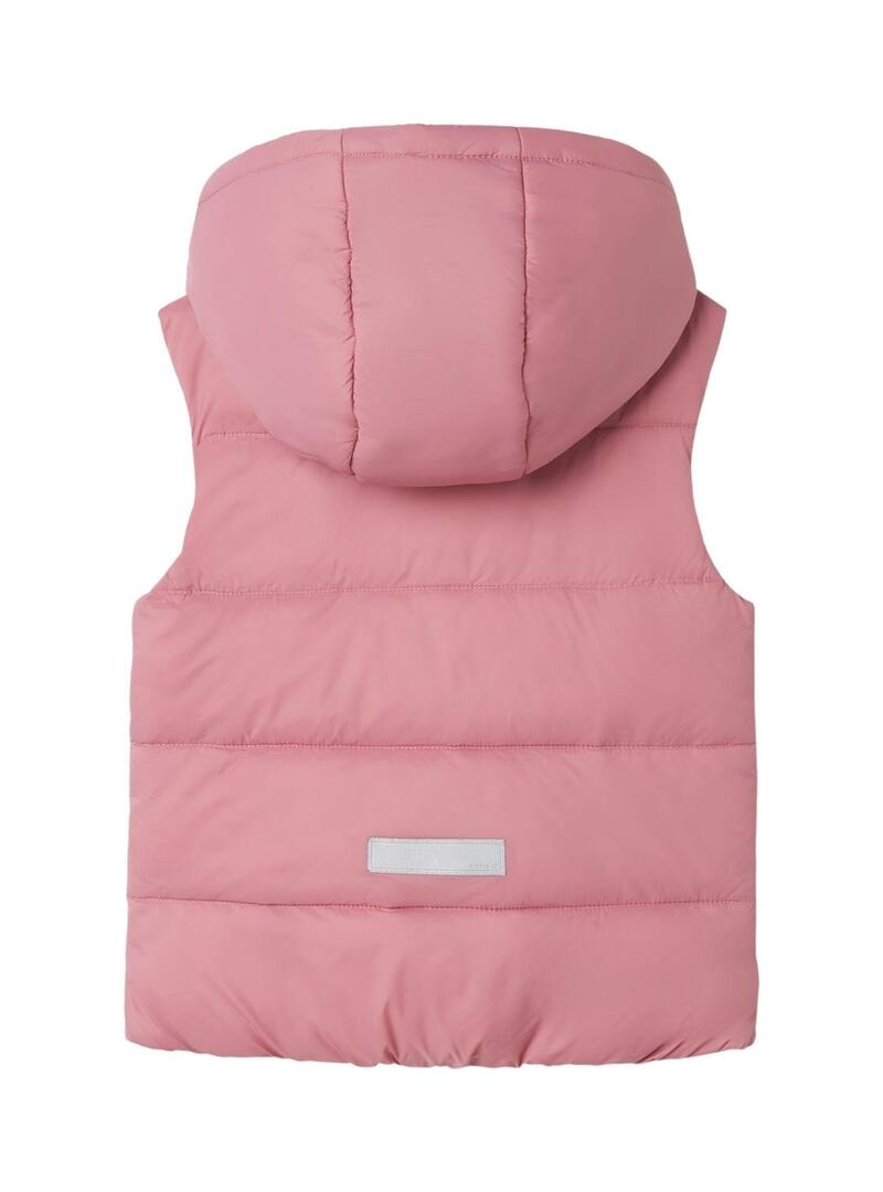 Gilet Name It Monay Imbottito Rosa per bambina