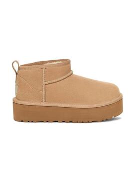 Stivali UGG Ultra Mini Platform Beige per bambino e bambina