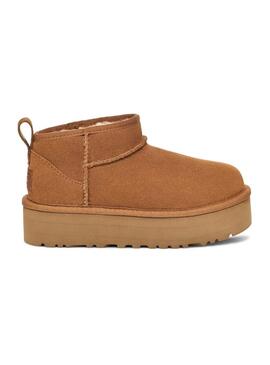 Stivali UGG Mini Platform Marrone per bambino e bambina