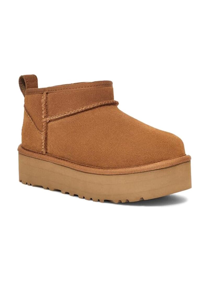 Stivali UGG Mini Platform Marrone per bambino e bambina