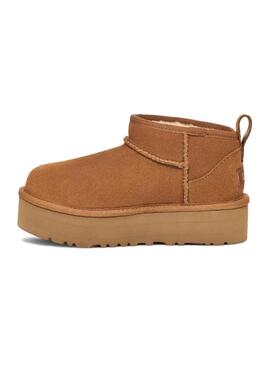 Stivali UGG Mini Platform Marrone per bambino e bambina