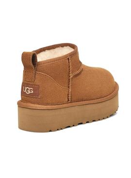 Stivali UGG Mini Platform Marrone per bambino e bambina