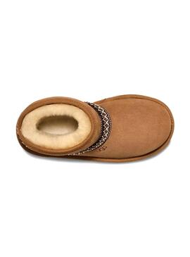 Stivali UGG Mini Crescent Marrone per bambino e bambina