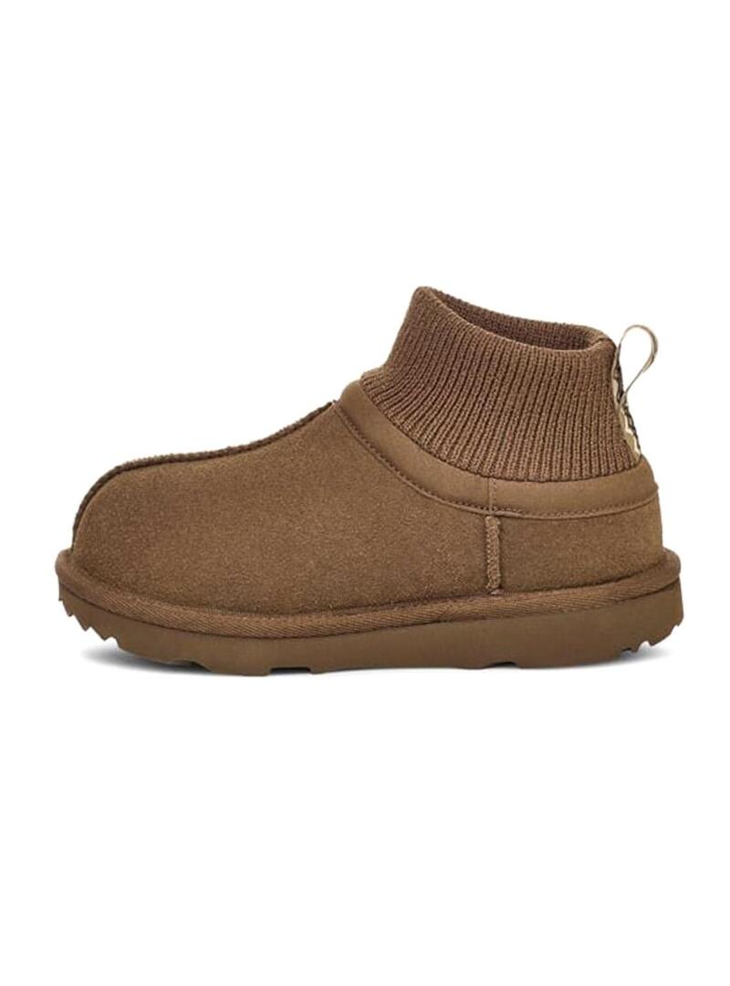 Stivali UGG Ultra Stretch Marrone per bambino e bambina