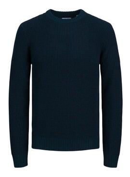 Maglione Jack and Jones Liam Blu Navy per uomo