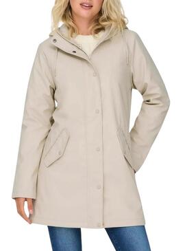 Impermeabile Only Sally beige per donna