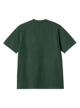 Maglietta Carhartt University verde per uomo