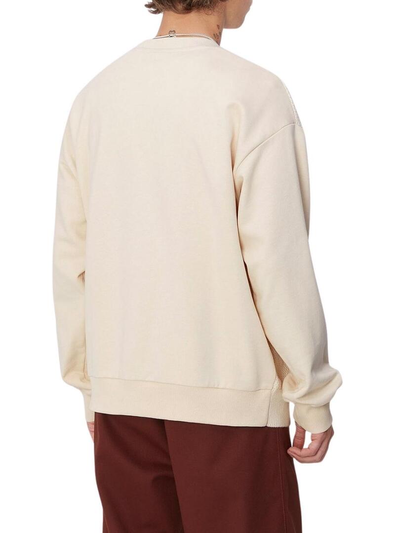 Maglione Carhartt Tridon beige per uomo