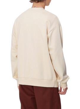 Maglione Carhartt Tridon beige per uomo